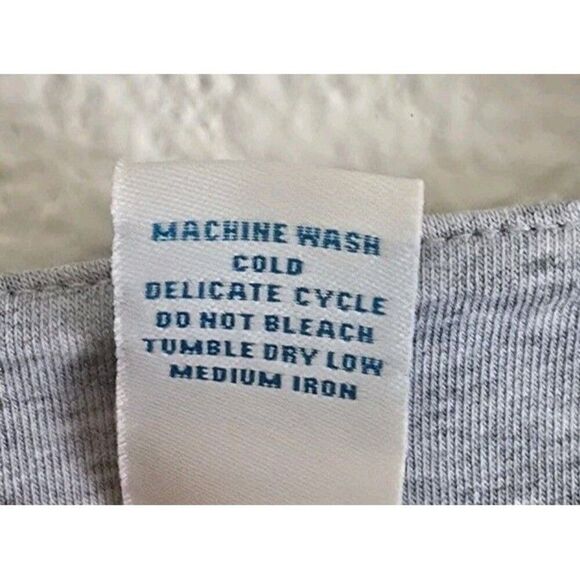 Sundance Raquel V Neck Long Sleeve Cotton Wrap Top Size Large Solid Gray - Picture 4 of 7